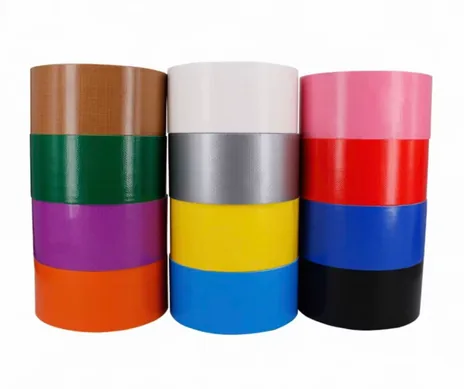 Rol lakban cloth tape berwarna dari pabrik lakban industri Semarang