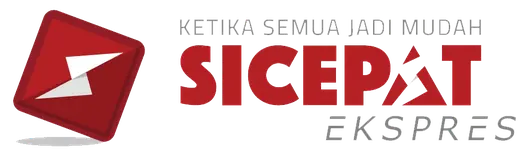 Logo SiCepat Ekspres, mitra pengiriman produk lakban Harmony